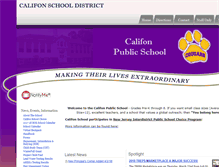 Tablet Screenshot of califonschool.org